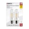 Satco 5.5-Watt T10 LED - Clear - Medium Base - 2700K - 450 Lumens - 120 Volts, 2PK S21862 - alternate 5